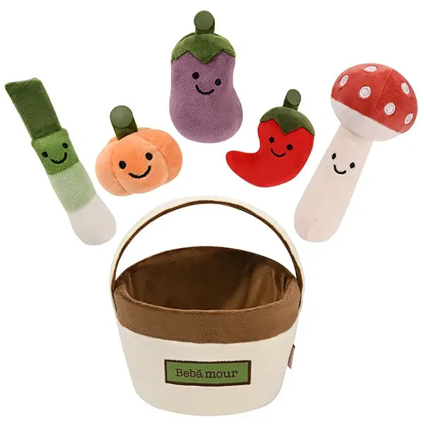 Bebamour Montessori Sensory Baby Toy Playset for Infants, Indoor Developmental Play Set - Tiny Adventures