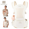 Bebamour Ergonomic Baby Carrier with Hip Seat, Hands-Free Support for Daily Walks - Tiny Adventures