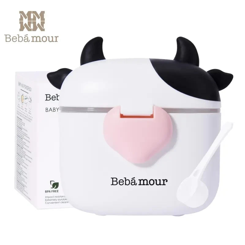 Bebamour Baby Formula Dispenser, Travel-Friendly Leak-Proof Container for Road Trips - Tiny Adventures