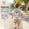 Toddler Backpack with Safety Leash, Cute Kids Harness Bag for Busy Outings & Mall Trips - Tiny Adventures