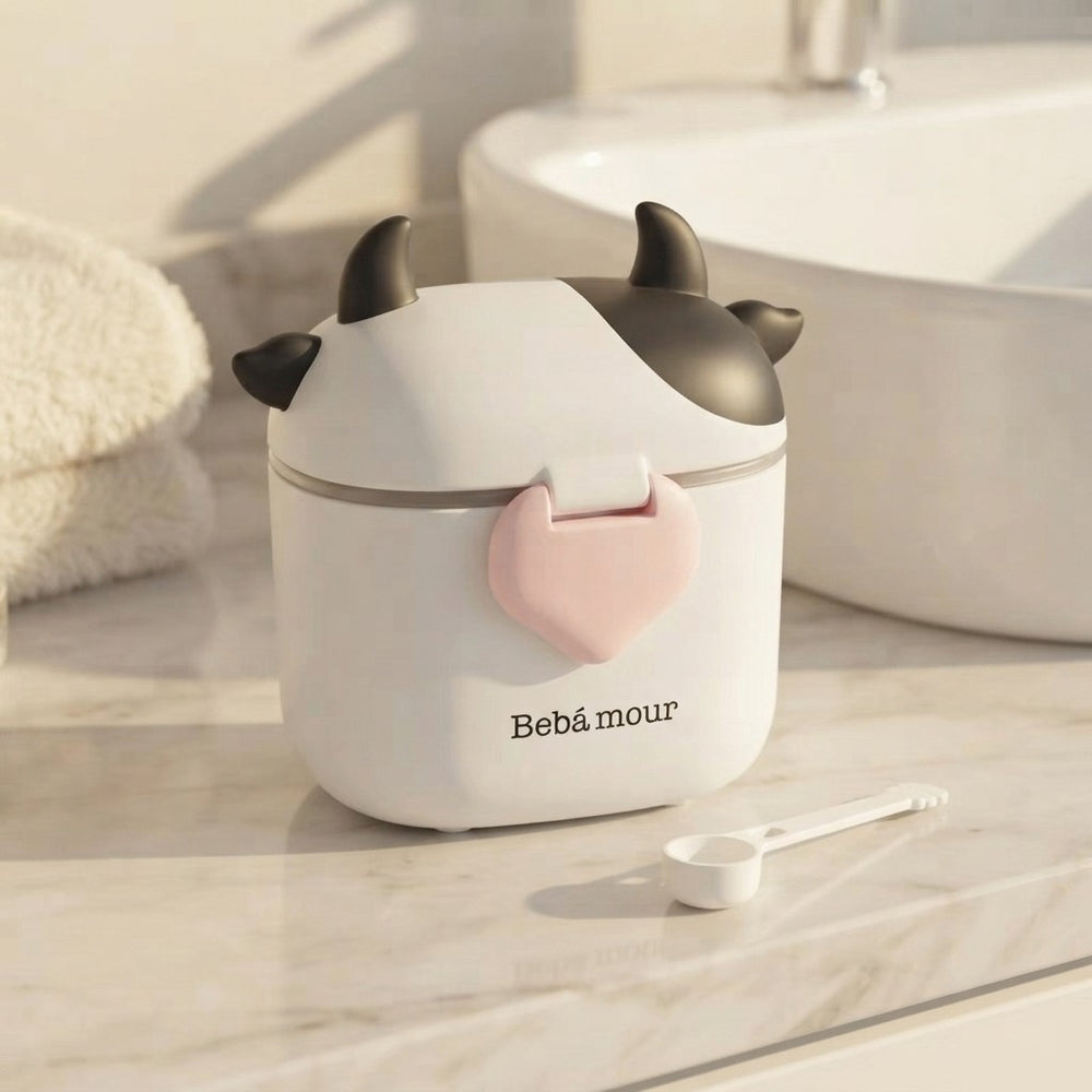 Bebamour Baby Formula Dispenser, Travel-Friendly Leak-Proof Container for Road Trips - Tiny Adventures